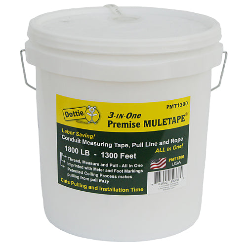 L. H. Dottie PMT1300 | 5/8'' x 1300' 3-in-1 Pull Line Measuring Tape