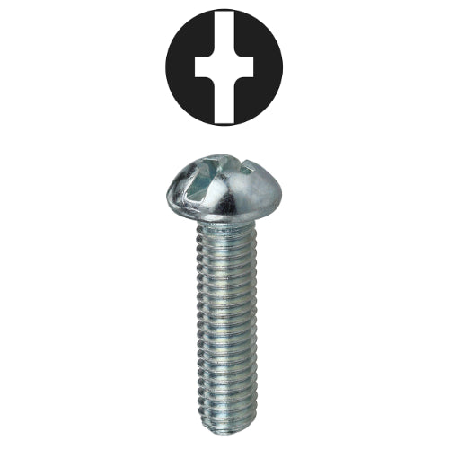 L. H. Dottie RMC1438 | 1/4''-20 x 3/8'' Phillips/Slotted Round Head Machine Screw