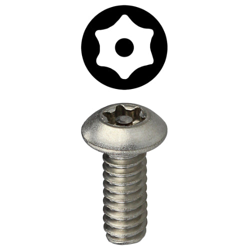 L. H. Dottie T1412TB | 1/4''-20 x 1/2'' Star Pin Button Head TamperProof Machine Screw