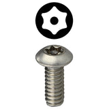 L. H. Dottie T632112TB | 6-32 x 1-1/2'' Star Pin Button Head TamperProof Machine Screw