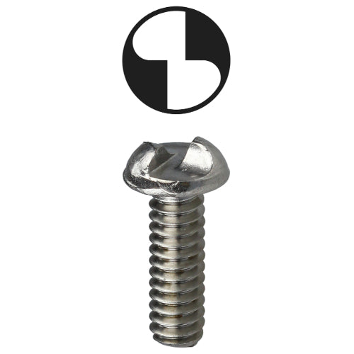 L. H. Dottie T63212OR | 6-32 x 1/2'' One Way Round Head TamperProof Machine Screw