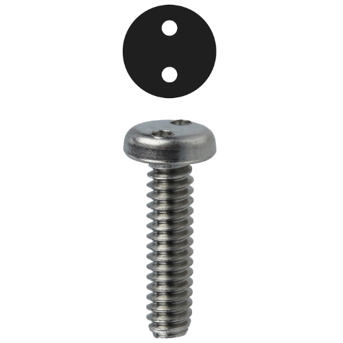 L. H. Dottie T83212SP | 8-32 x 1/2'' Spanner Pan Head TamperProof Machine Screw