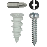 L. H. Dottie WDK6NT | 6 Nylon Walldriller Anchor Kit With Pan Head Combo Drive Screws (Tuff Pack)