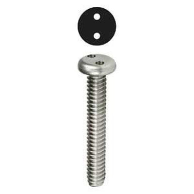 L. H. Dottie 414TP | 6-32 x 1/2'' Spanner Oval Head Tamperproof Wall Plate Screw