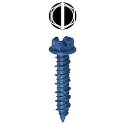 L. H. Dottie 14H134 | 1/4'' x 1-3/4'' Slotted Hex Washer Head Concrete Screw Anchor