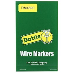 L. H. Dottie DM4690 | Vinyl Cloth Wire Marker Book (46-90)