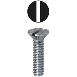 L. H. Dottie FM6322 | 6-32 x 2'' Slotted Flat Head Machine Screw