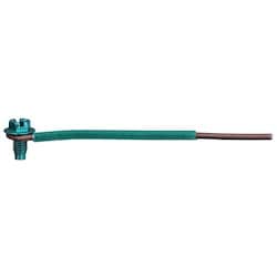 L. H. Dottie GP650 | 7-1/2'' Solid 12AWG Ground Pigtail With Hex Head Combo Ground Screw