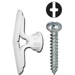 L. H. Dottie NTK14L | 8 Nylon Toggle Anchor Kit With Pan Head Combo Head Screws