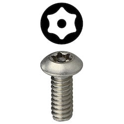 L. H. Dottie T632112TB | 6-32 x 1-1/2'' Star Pin Button Head TamperProof Machine Screw