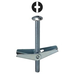 L. H. Dottie TBC84 | 1/8'' x 4'' Phillips/Slotted Mushroom Head Toggle Bolt