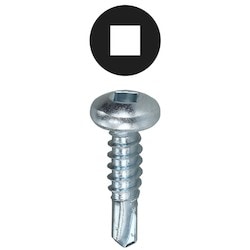 L. H. Dottie TEKDD812 | 8 x 1/2'' Square Drive Pan Head Self Drilling Screw