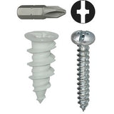 L. H. Dottie WDK6NT | 6 Nylon Walldriller Anchor Kit With Pan Head Combo Drive Screws (Tuff Pack)