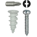 L. H. Dottie WDK8NT | 8 Nylon Walldriller Anchor Kit With Pan Head Combo Drive Screws (Tuff Pack)