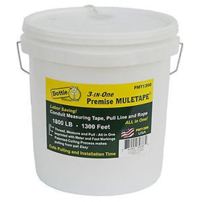 L. H. Dottie PMT1300 | 5/8'' x 1300' 3-in-1 Pull Line Measuring Tape