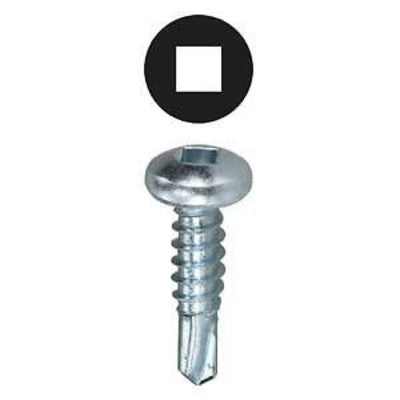 L. H. Dottie TEKDD8112 | 8 x 1-1/2'' Square Drive Pan Head Self Drilling Screw
