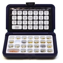 Lab Security Systems LMDSCH | Cylinder Lock Rekeying Pin Kit, DUR-X/Schlage, Universal, Mini, 8" x 5" x 1-3/4", Polyethylene