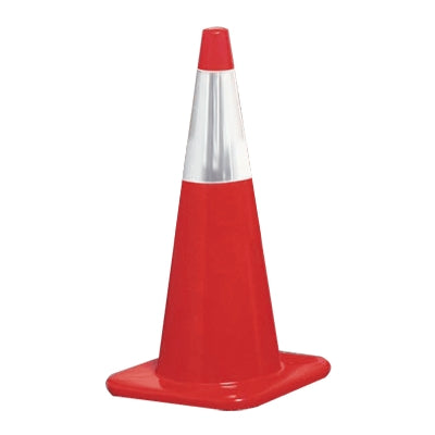 Lakeside Plastics Inc 1850-00-M | Traffic Cone with Reflective Collar, 18 in