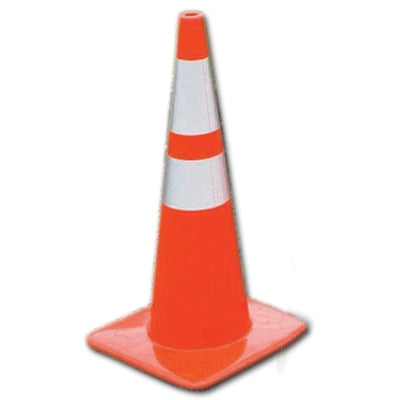 Lakeside Plastics Inc 2825-05-MM | Traffic Cone with Reflective Collars, 28 in