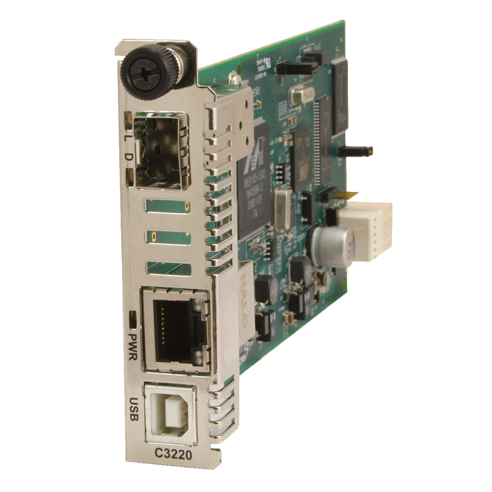 Lantronix C3221-1040 | ION Gigabit Ethernet Remotely Managed NID Module10/100/1000Base-T to 1000Base-X with OAM/IP-Based Management