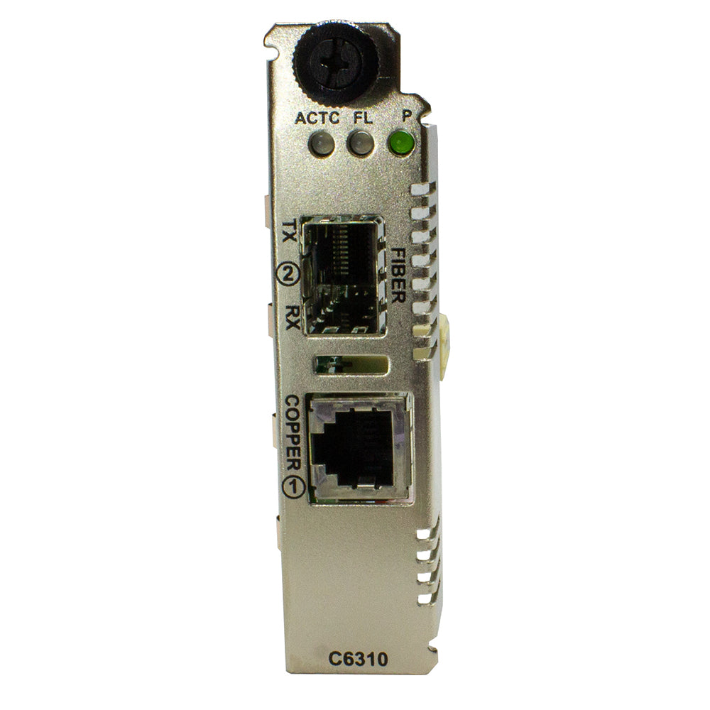 Lantronix C6310-3340 | Media Converter, POTS Copper To Fiber Media Converter, ION SIC, SFP