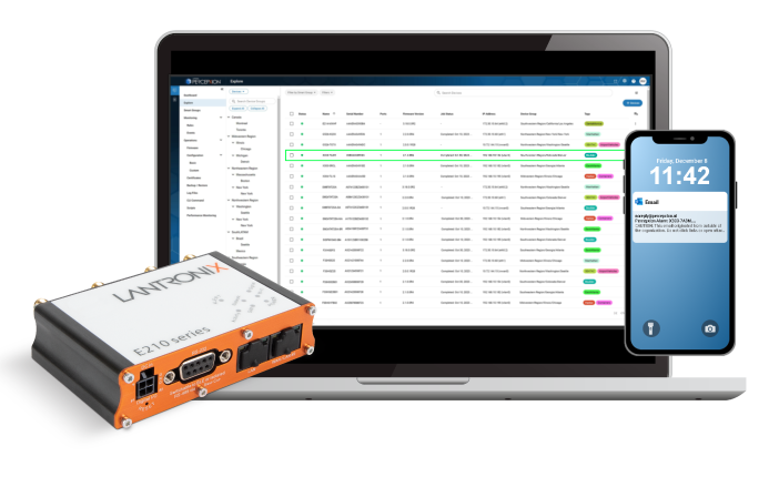 Lantronix E214G001S | Router E214 Verizon - LTE Cat. 1 Band 13, 14
