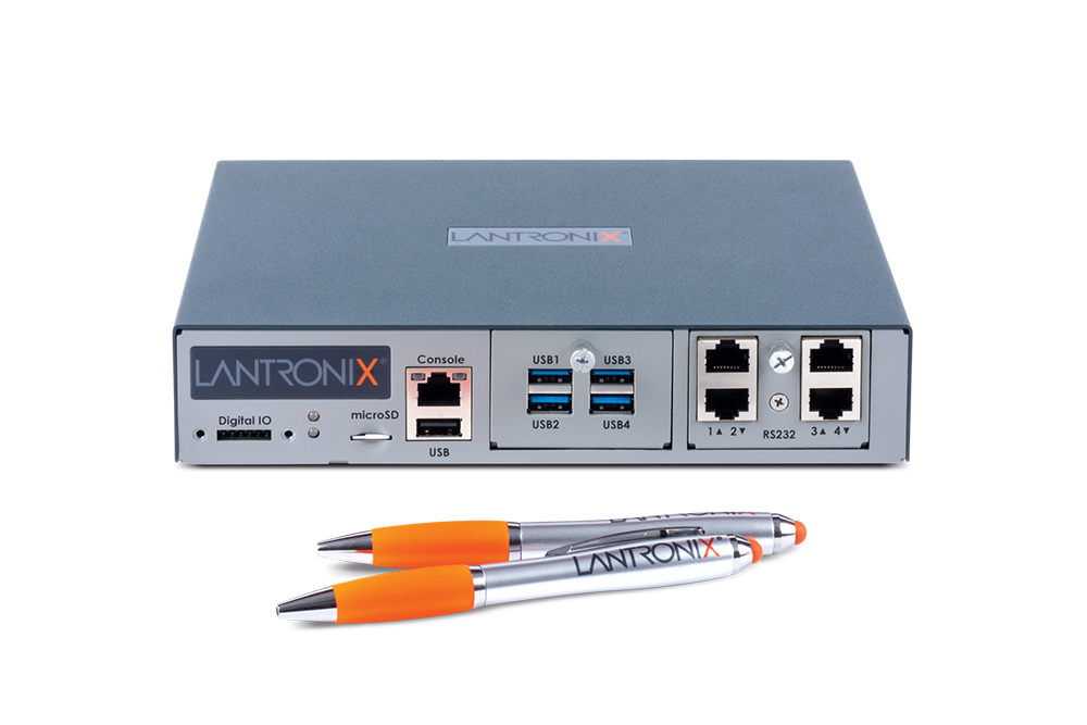 Lantronix EMG851010S | EMG8500 EDGE Management Gateway, RS232 Serial 4-Port, LTE Cellular