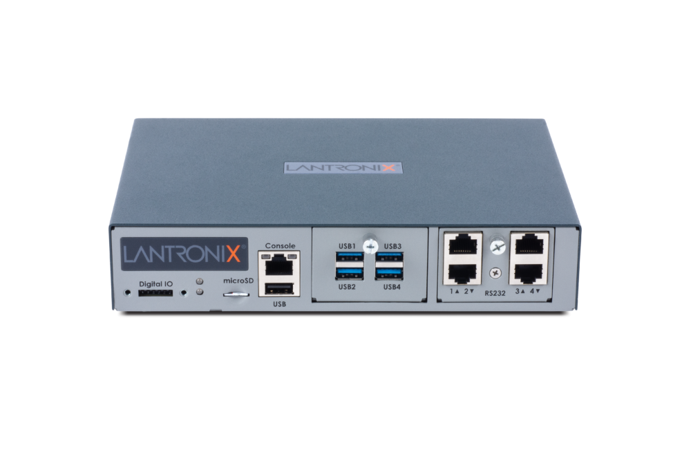 Lantronix EMG851010S | EMG8500 EDGE Management Gateway, RS232 Serial 4-Port, LTE Cellular
