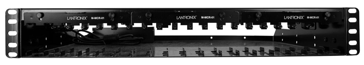 Lantronix M-MCR-01-BR | 18-Slot Mini Media Converter Chassis