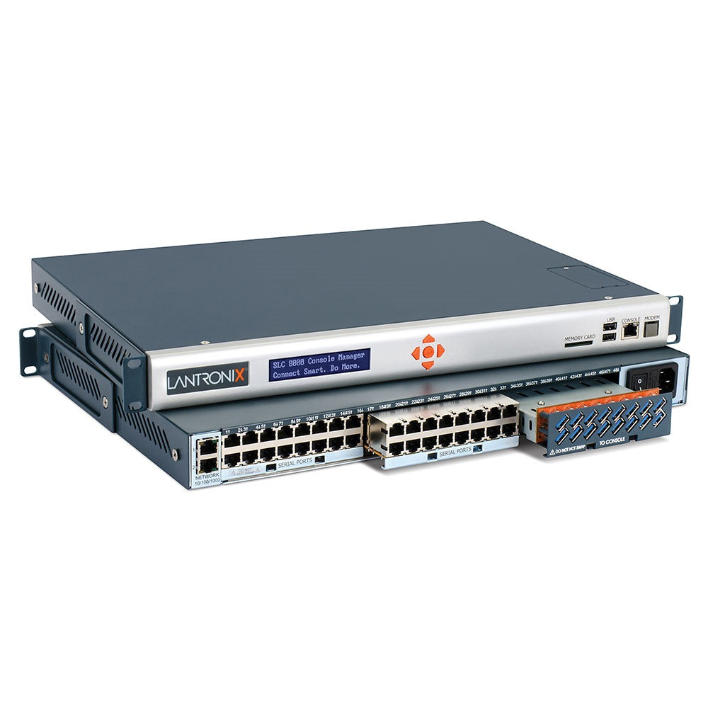 Lantronix SLC80162211G | Advanced Console Manager, RJ45 16-Port, AC-Dual Supply, SFP, TAA