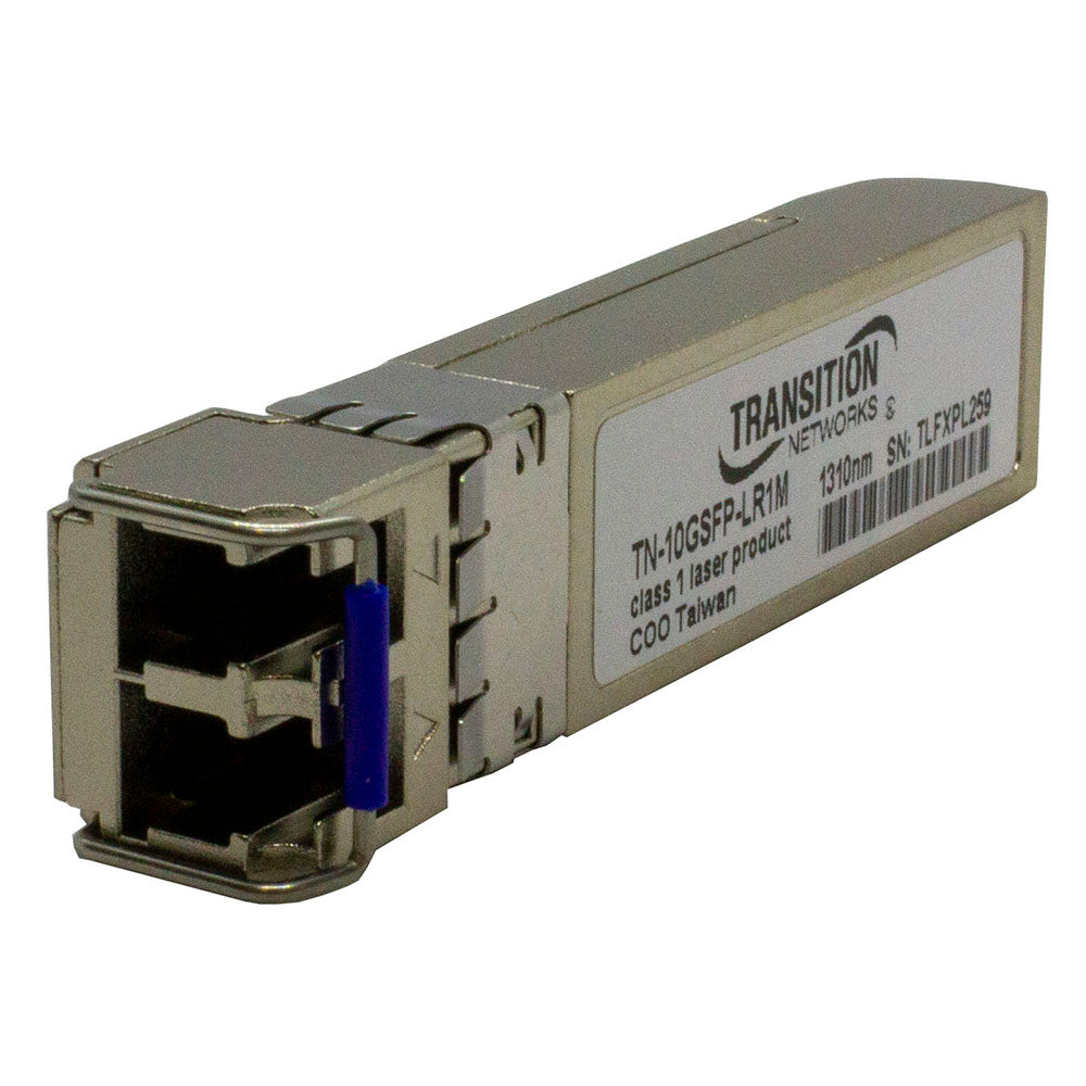Lantronix TN-10GSFP-LR1M | MSA Compatible Multi-rate 1G/10GBase SFP+ Modules10GBase-X/1000Base-X, SFP+ With DMI Single Mode (LC)