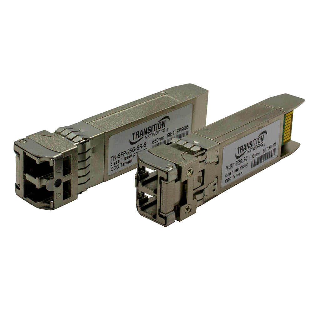 Lantronix TN-SFP-25G-SR-S | Cisco Compatible 25GBase SFP28 Modules25GBase-X, SFP28 With DMI (LC)