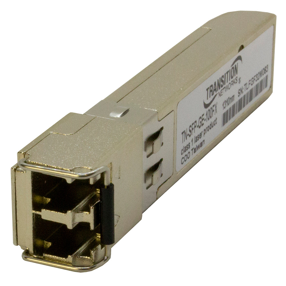 Lantronix TN-SFP-GE-100FX | MSA Compliant 100Base/OC3 SFP Modules 100Base-FX/OC-3 Multimode (LC) with DMI