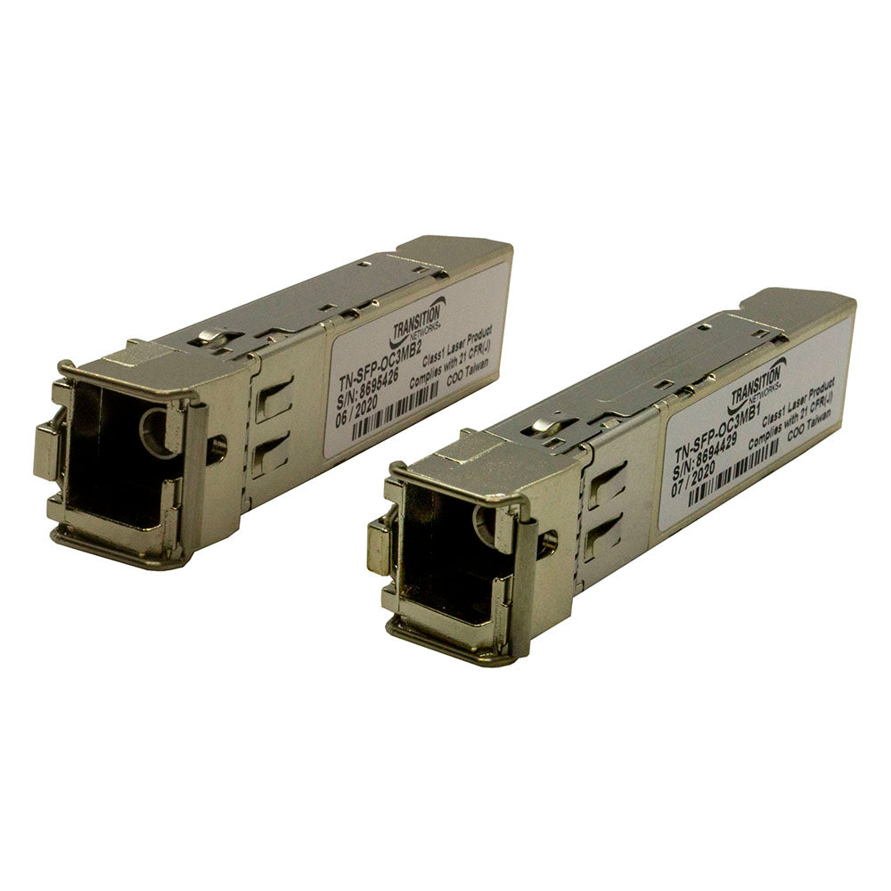 Lantronix TN-SFP-OC3MB1 | MSA Compliant 100Base/OC3 SFP Modules 100Base-FX Multimode (SC) with DMI