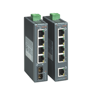 Lantronix X52000001-01 | Switch-channel, Ethernet With Din Rail, -10 -60C 5-Port 10/100TX