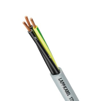 Lapp Group 0015007 | Conductor Cable, Gray, 20 AWG, 600 VAC, Stranded, PVC Insulation, 5 Conductor
