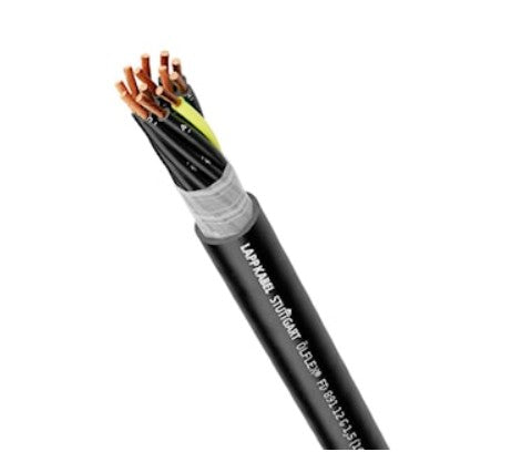 Lapp Group 1026412 | Control Cable, Bare Copper, Polyvinyl Chloride, 300/500VAC, 14 AWG