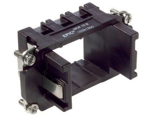 Lapp Group 10381300 | Clip-On Socket Insert Frame, Polyamide, Black
