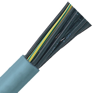 Lapp Group 1119403 | Flexible Cable, Gray, Copper, 3 Conductors, Conductor Size 14 AWG