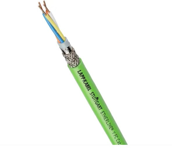 Lapp Group 2170893 | Category 5 Cable, Foiled, 2 pair, 22 AWG, Solid, Green