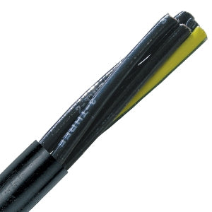 Lapp Group 221204 | Tray Cable, 12 AWG, Bare Copper, Insulation Material PVC/ Nylon, 600 to 1000V, 4Conductor