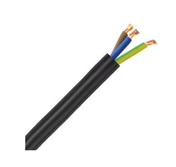 Lapp Group 311603 | Power Cordage Cable, 3, Bare Copper, 16 AWG, Stranded, Stranded, Propylene Rubber, Black