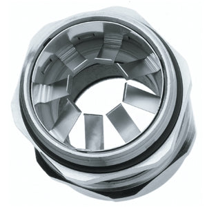 Lapp Group 53112635 | Cable Gland, Nickel Plated Brass Body, 13 mm OD Max, Silver Strain Relief, IP68