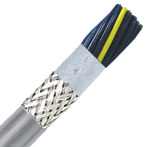 Lapp Group 601605CY | Flexible Power and Control Cable, 600V, Bare Copper, PVC, Gray, 5 Conductor, 16 AWG