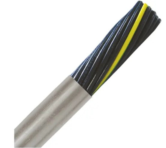 Lapp Group 601207 | Flexible Power and Control Cable, Bare Copper, Gray, Thermoplastic Polymer