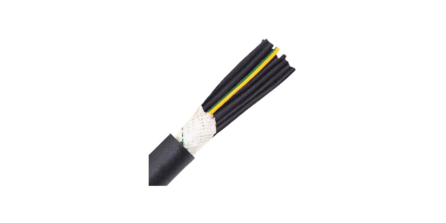 Lapp Group 8914044 | Multiconductor Cable, Bare Copper, 4 Conductors, 320 Strands, PVC, Black, 600V, 14 AWG