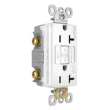 Legrand 2097-TRWRW | Radiant Tamper-Resistant Weather-Resistant 20A Duplex Self-Test Gfci Receptacles With Safelock Protection, White