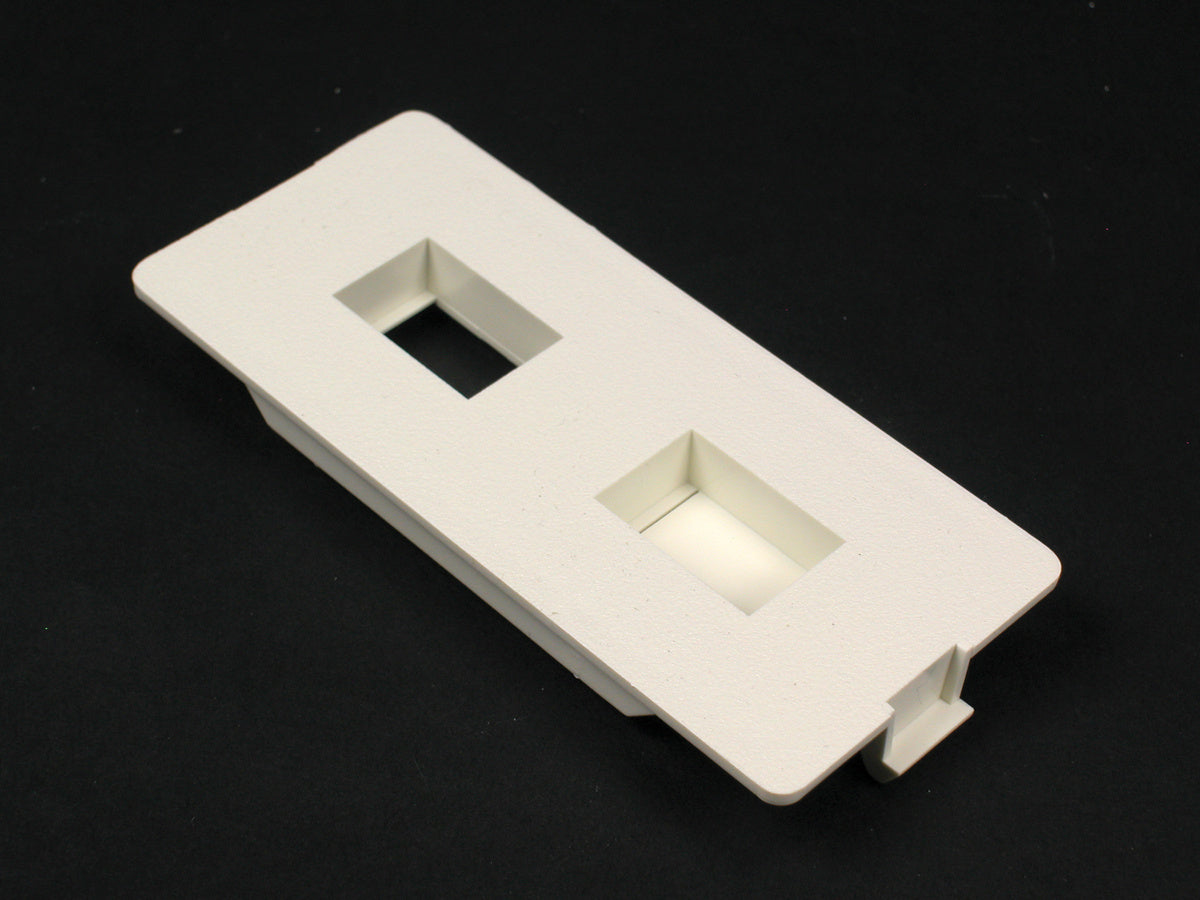 Legrand 5507FRJ-GY | Flush Dual RJ Connector Faceplate Fitting