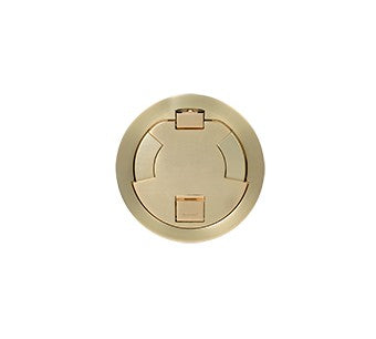 Legrand 6AT2PAVSB3H | 3-Hour Fire-Classified 6-Inch Recessed Prewired A/V Flush-Style Poke-Thru Assembly