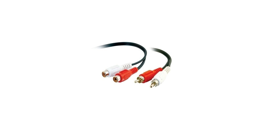 Legrand CG40464 | RCA Stereo Audio Cable, Male-to-Male, 6 ft., Black